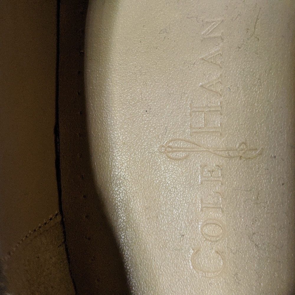 Cole Haan Tan Linen Wingtip Oxfords 12M - Picture 4 of 14